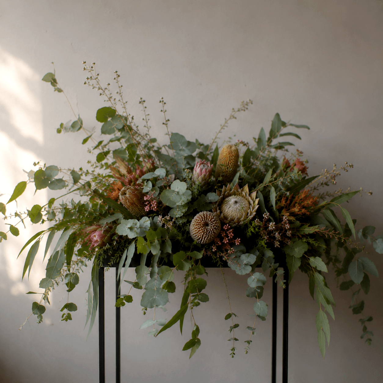 Native Funeral Floral Casket Sheaf - BOUQUET Melbourne