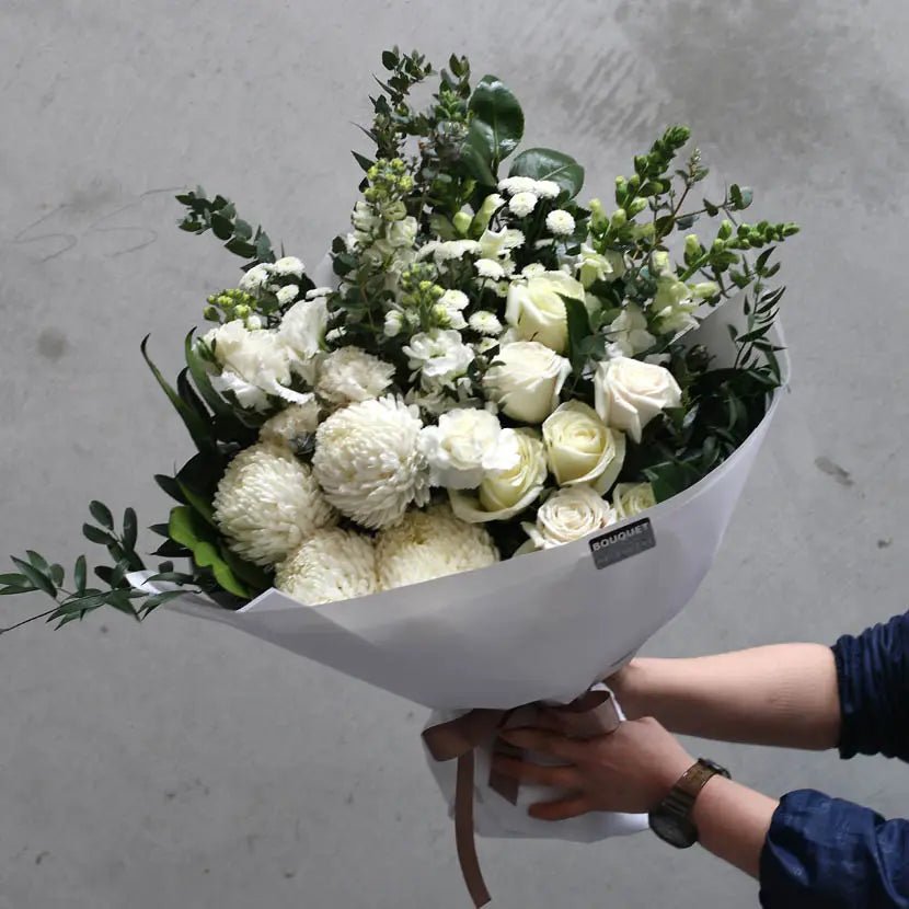Premium White Blooms - BOUQUET Melbourne