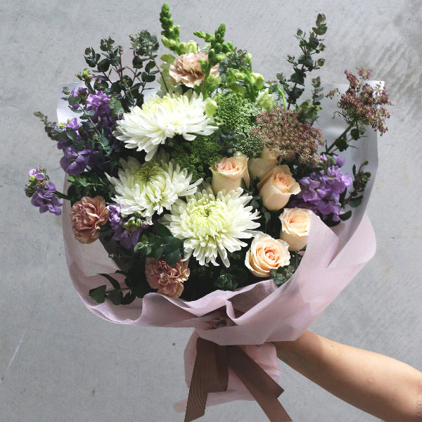 Premium Pastel Blooms - BOUQUET Melbourne