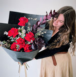 Valentines Red Ecuador Rose Bouquet
